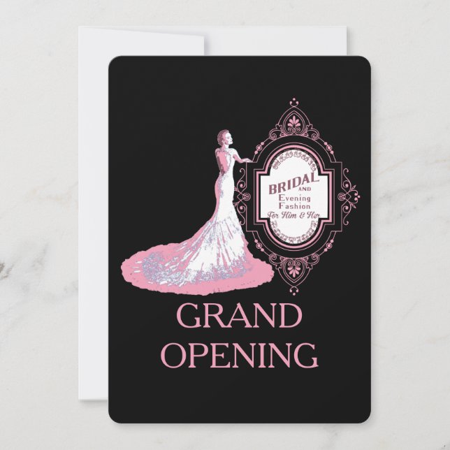 WEDDING BOUTIQUE ~ Invitation Card (Front)