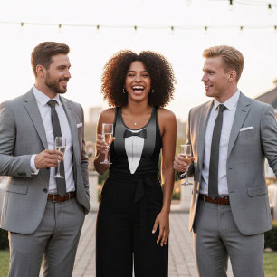 Wedding Bow Tie Team Groom Black Tuxedo Tank Top