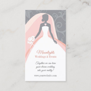 Wedding Bridal Business Card Template