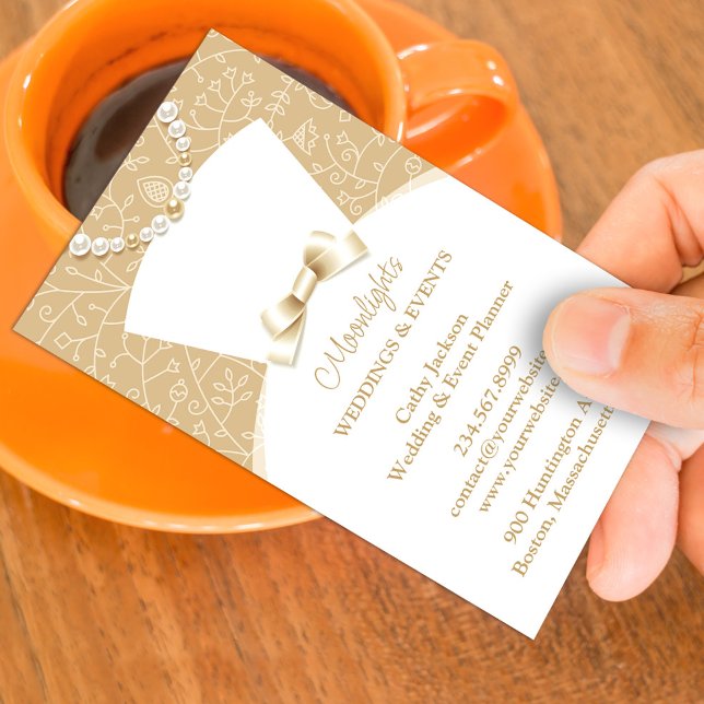 Wedding Bridal Business Card Template (Creator Uploaded)