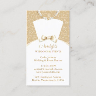 Wedding Bridal Business Card Template