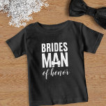 Wedding Bridal Party Bridesman Of Honor T-Shirt<br><div class="desc">A cute Bridesman of Honor shirt suitable for your Bridesman or Man of Honor (or both). Available in many sizes from baby to man size</div>