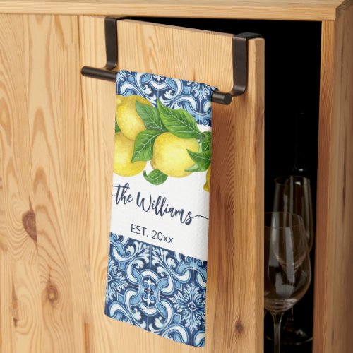 Wedding Bridal Shower Anniversary Gift custom Kitchen Towel