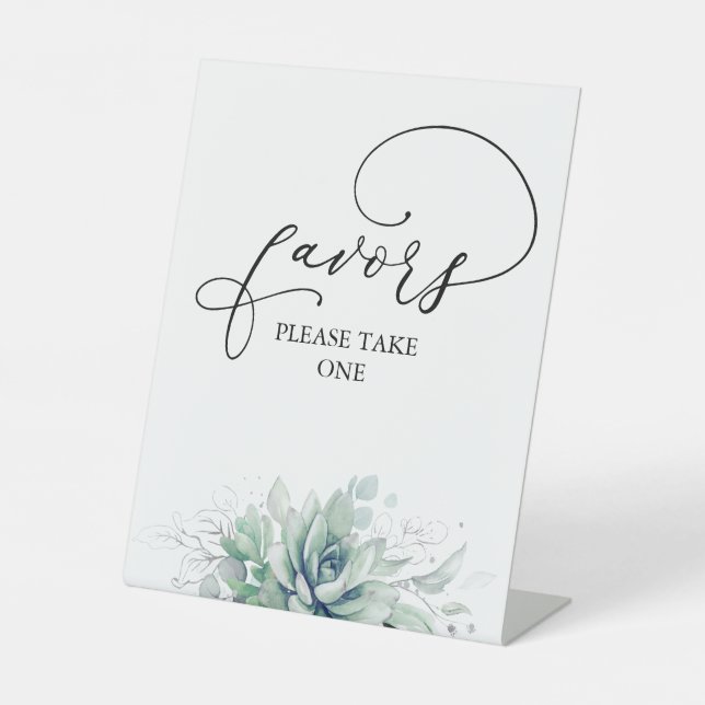 Wedding / Bridal Shower / Birthday Favors Sign (Front)