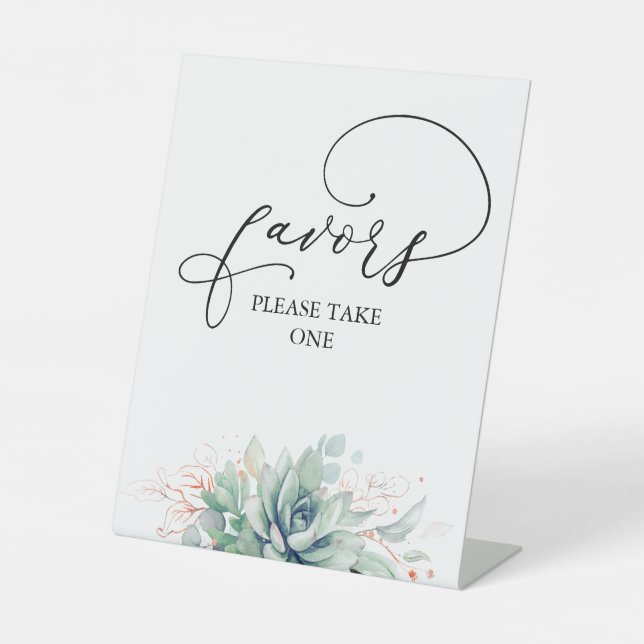 Wedding / Bridal Shower / Birthday Favors Sign (Front)