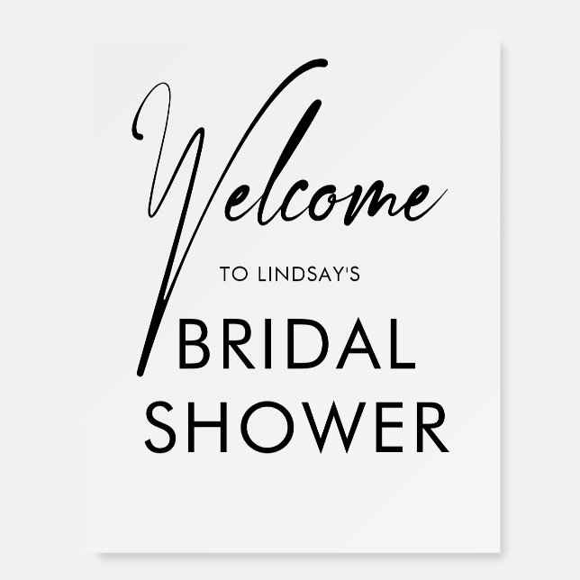 Wedding / Bridal Shower / Birthday Party Sign (Front)