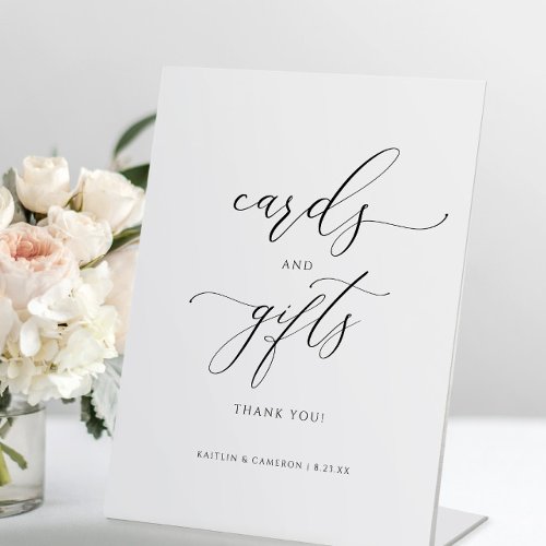 Wedding Bridal Shower Cards  Gifts Pedestal Sign