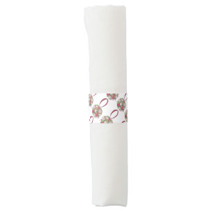 Wedding Bridal Shower Flower Bouquet Engagement Napkin Bands
