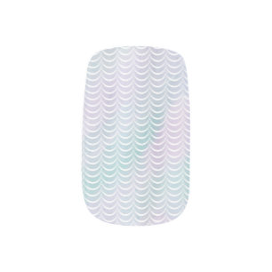 Wedding Bridal Shower Mermaid Scales Minx Nail Art