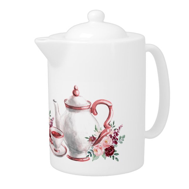 Wedding Bridal Shower Tea Party Teapot (Right)