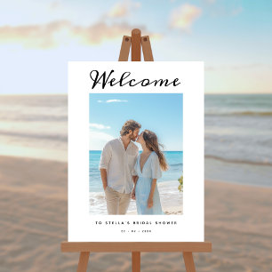 Wedding Bridal Shower Welcome Sign For Any Event
