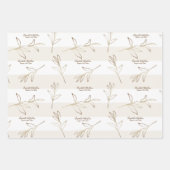 Wedding, Bridal Shower Wrapping Paper Set (Front 2)