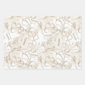 Wedding, Bridal Shower Wrapping Paper Set (Front)