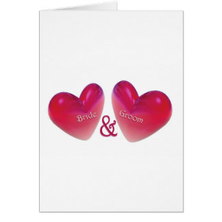 Wedding Bride and Groom Cards