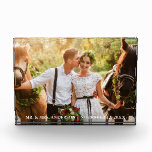 Wedding Bride and Groom Mr. and Mrs. Photo Block<br><div class="desc">Wedding Bride and Groom Photo Mr. and Mrs. Photo Block</div>