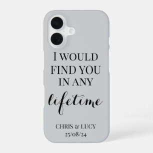 Wedding, bride and groom personalized phone case