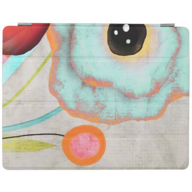 Wedding bride bouquet iPad smart cover (Horizontal)