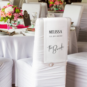 Wedding Bride Chair Decoration Pennant