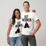 WEDDING BRIDE GROOM CAT T-shirts<br><div class="desc">JUST MEOWIED t-shirts,  sweatshirts,  hoodies and tank tops.</div>