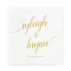 Wedding Bride & Groom Handwritten Calligraphy