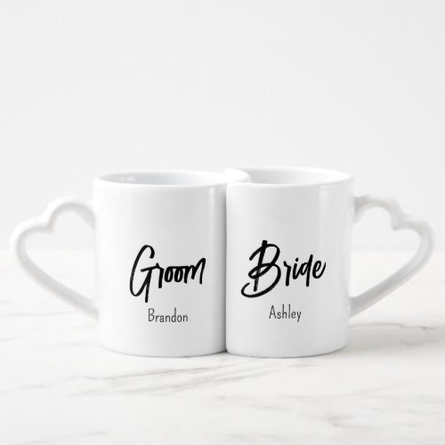 Wedding Bride Groom Newlyweds Lovers mug