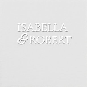 Wedding Bride & Groom Stationery  Embosser