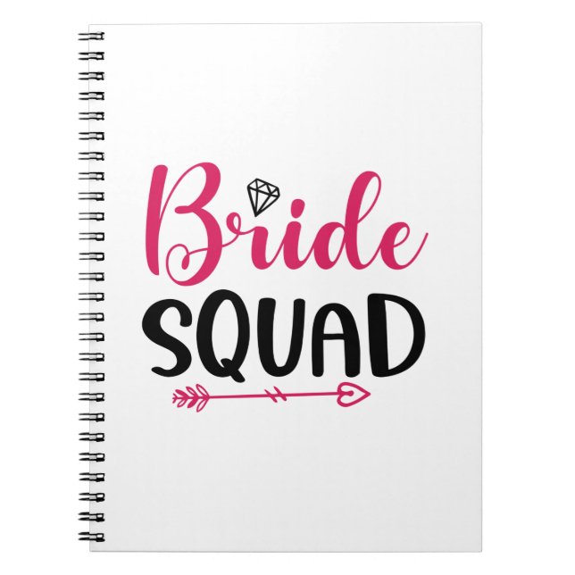 Wedding Bride Squad Notebook (Front)