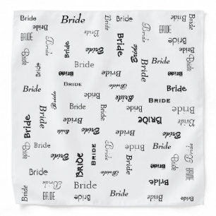 Wedding Bride White Bandana