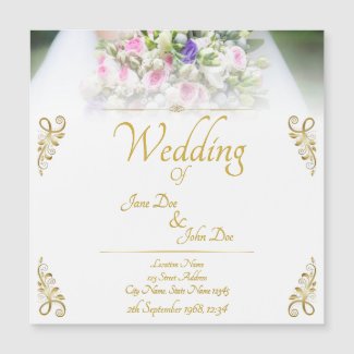 Wedding - bride with colorful wedding bouquet