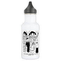 Wedding - Bridegroom Practical Joke Cartoon Stainl Stainless Steel Water Bottle