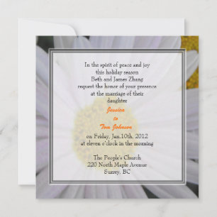 wedding, bride's parents invitation