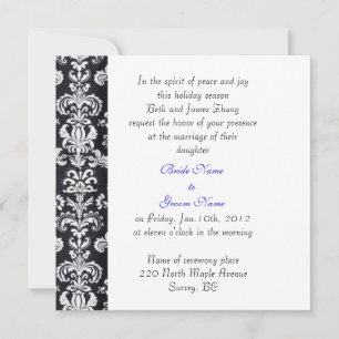 wedding, bride's parents invitation. invitation