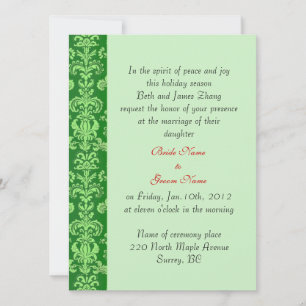 wedding, bride's parents invitation. invitation