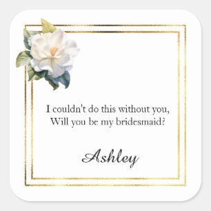 Wedding Bridesmaid Gift Stickers