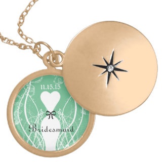 Wedding Bridesmaid Keepsake Thank You Necklace