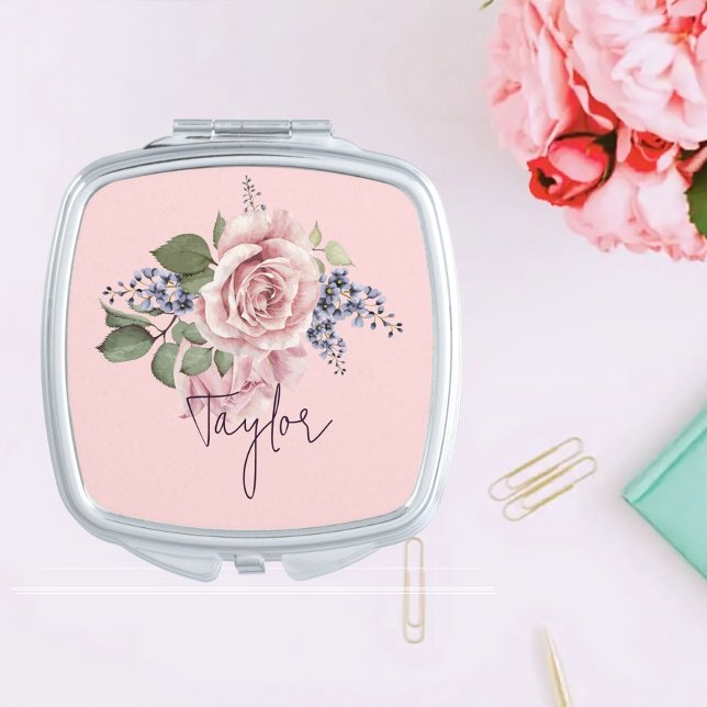 Wedding Bridesmaid Proposal Gift Compact Mirror (Creator Uploaded)