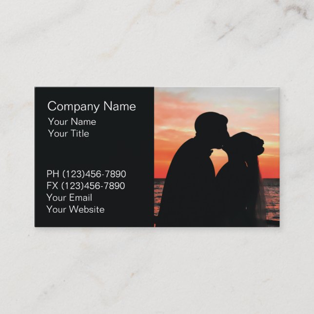 Wedding Business Card (Front)