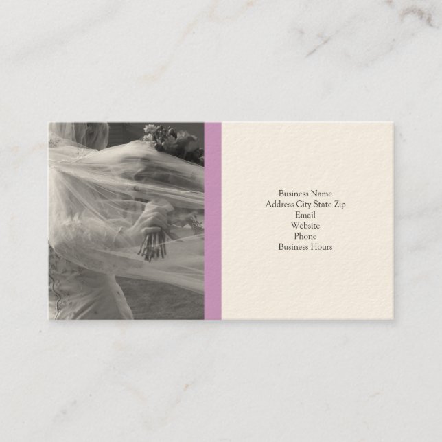 Wedding Business Cards (Front)