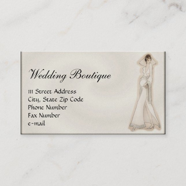 Wedding Business Cards (Front)
