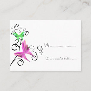 Wedding Butterfly Place Card