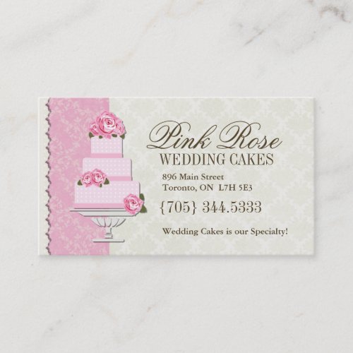 Wedding Cake Artist Business Cards