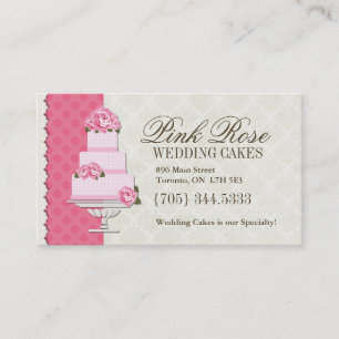 Wedding Cake Artist Business Cards