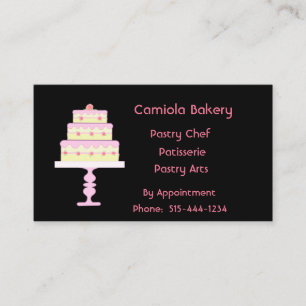 Wedding Cake Bakery Business Card