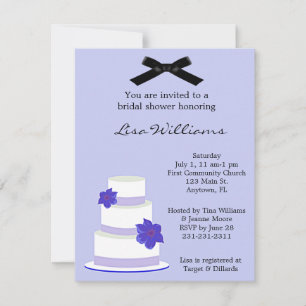 Wedding Cake Bridal Shower Invitation