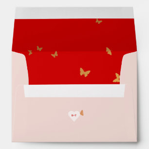 Wedding Cake Butterflies Envelope