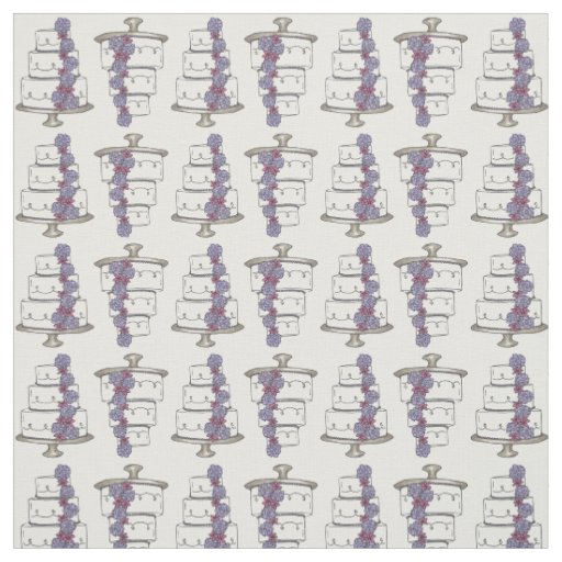 Wedding Cake Cakes Bridal Engagement Love Purple Fabric