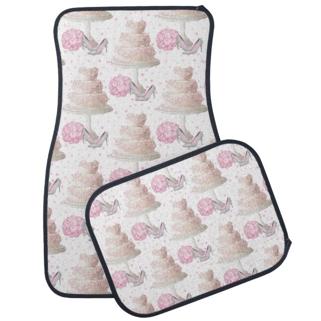 Wedding Cake Car Mats (Set)