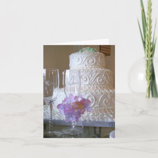 Wedding Cake Card (Front)