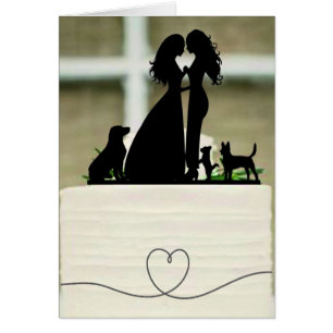 Wedding Cake Card - Silhouette