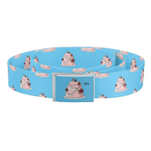 Wedding cake cartoon illustration belt